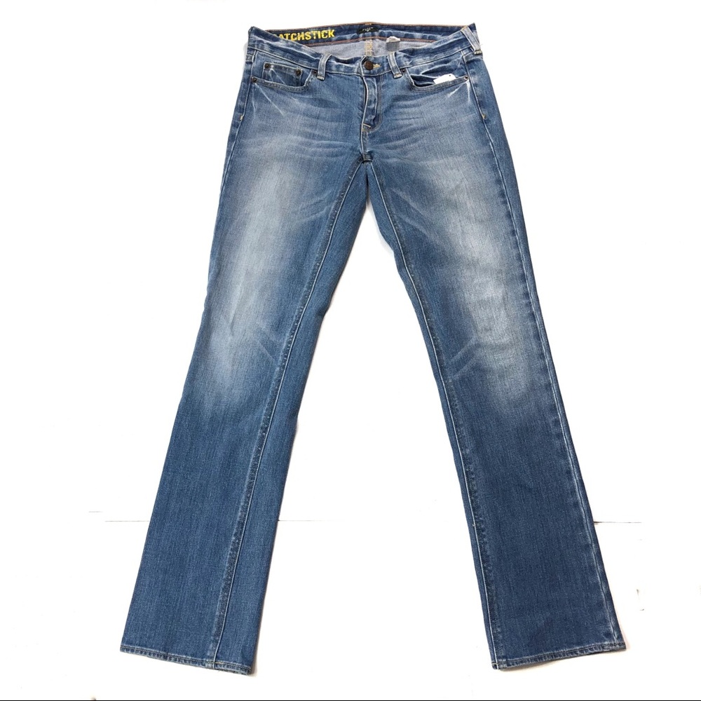 J. Crew Stretch Blue Jeans 28R Matchstick (#32)